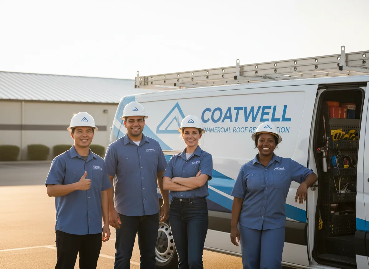 Commercial roof coating company in Humbird, WI