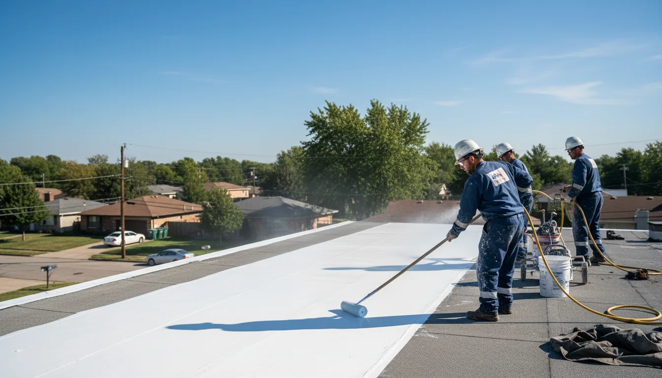 Commercial roof coating in Humbird, WI near me